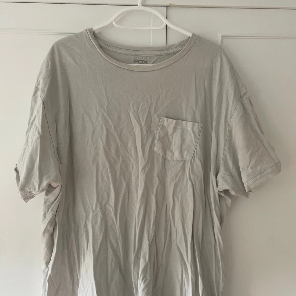 Fox Men's Light Gray Short Sleeve Tee